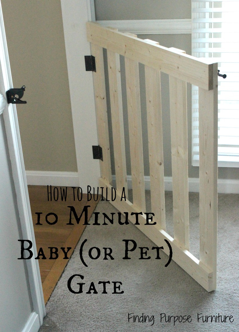 Diy Baby Fence
 10 Minute DIY Baby Pet Gate Update 2018 Finding