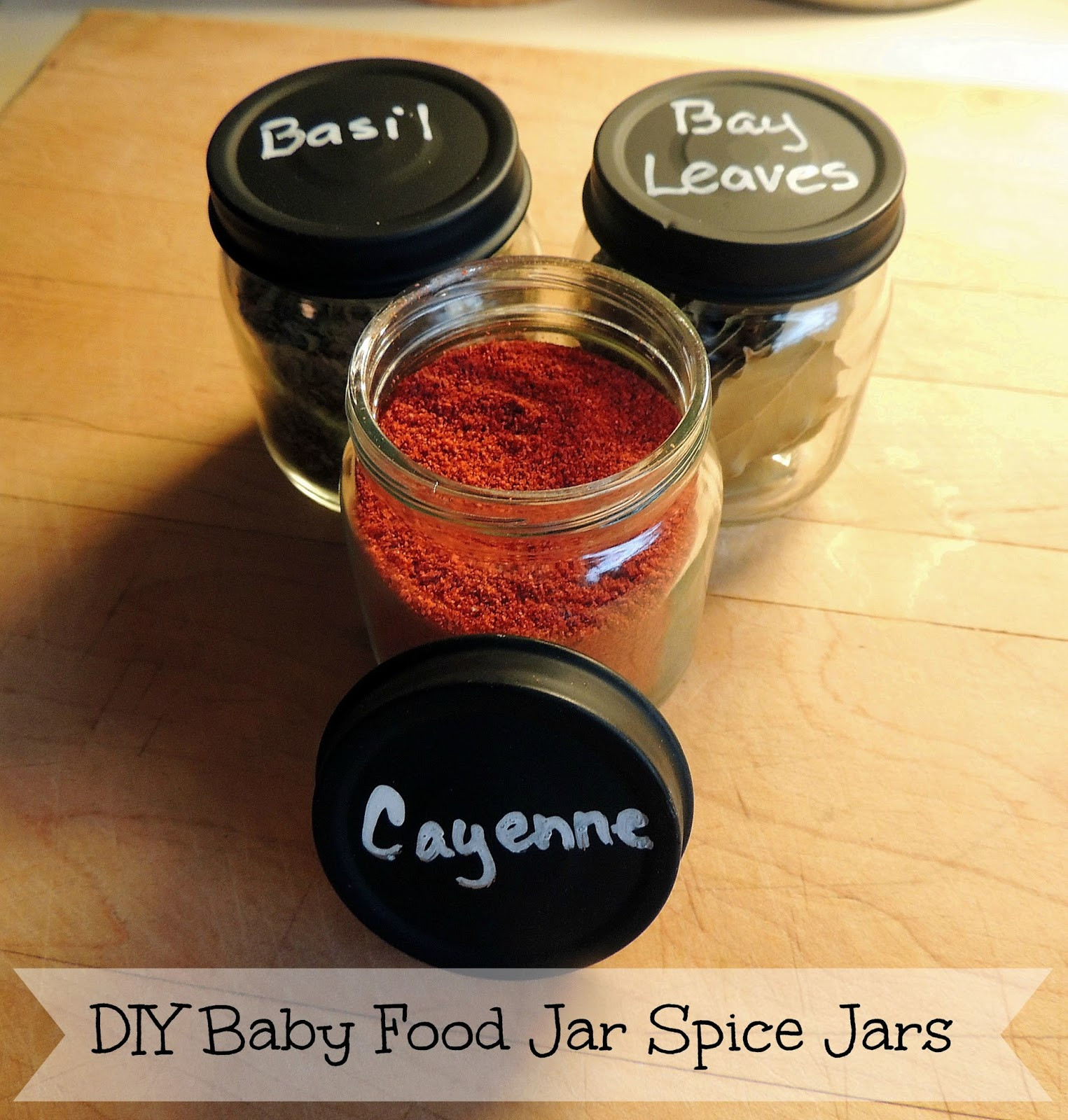 DIY Baby Food Jars
 DIY Baby Food Jar Spice Jars
