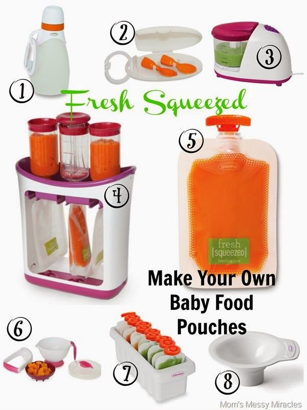 DIY Baby Food Pouches
 Making Our Own Baby Food Pouches with Infantino