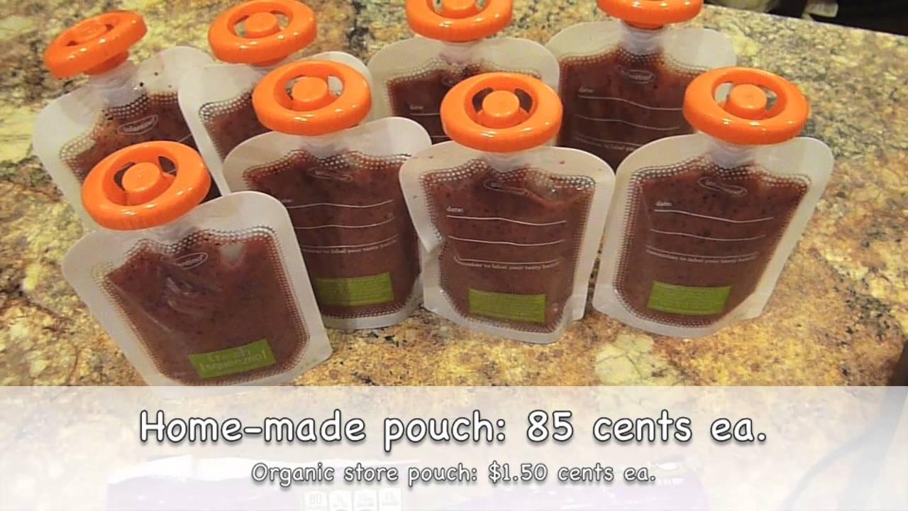 DIY Baby Food Pouches
 Baby Food Organization and DIY Baby Food Pouches