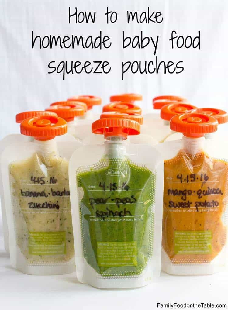 DIY Baby Food Pouches
 Homemade baby food pouches how to and 5 recipes Family