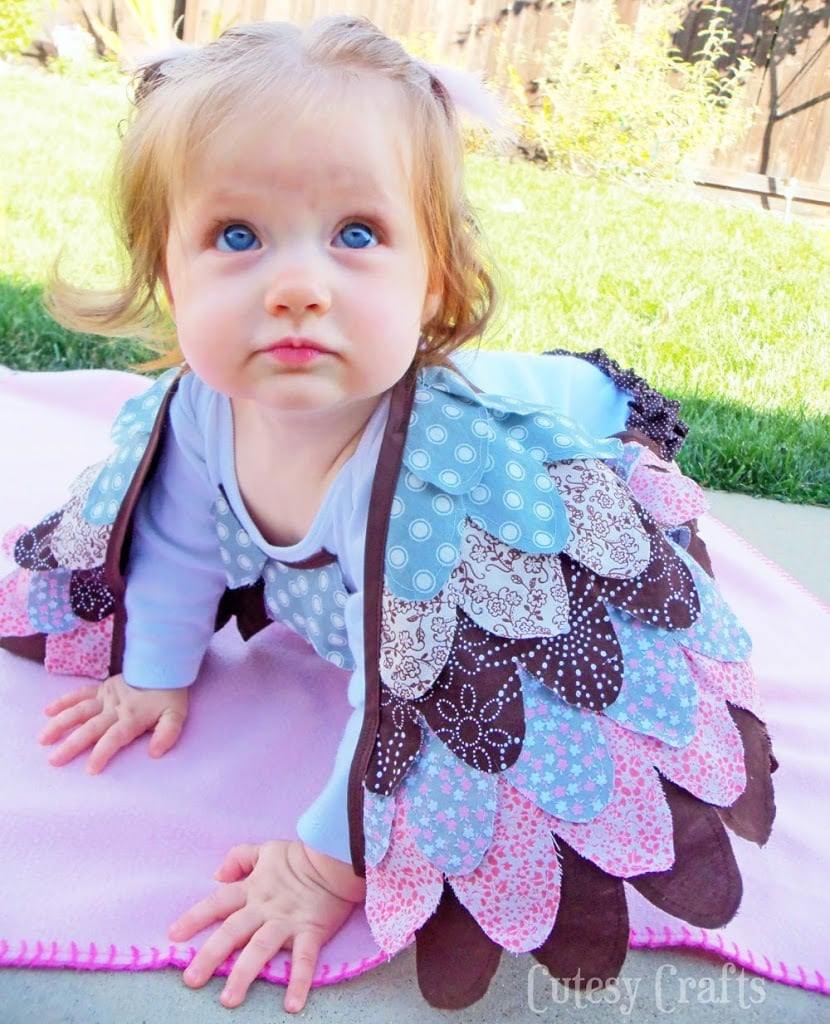 DIY Baby Girl Costume
 DIY Baby Owl Costume Tutorial Cutesy Crafts