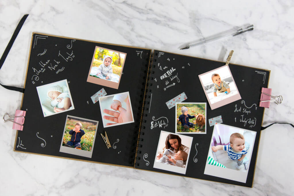 DIY Baby Memory Book
 5 Amazing Ways To Display Your Baby s Square Snaps