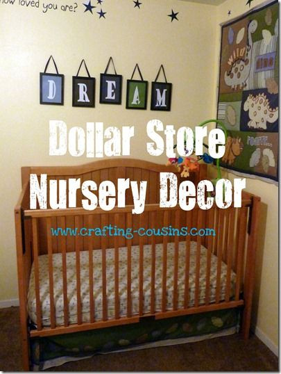 Diy Baby Nursery Decor
 Dollar Store Nursery Decor