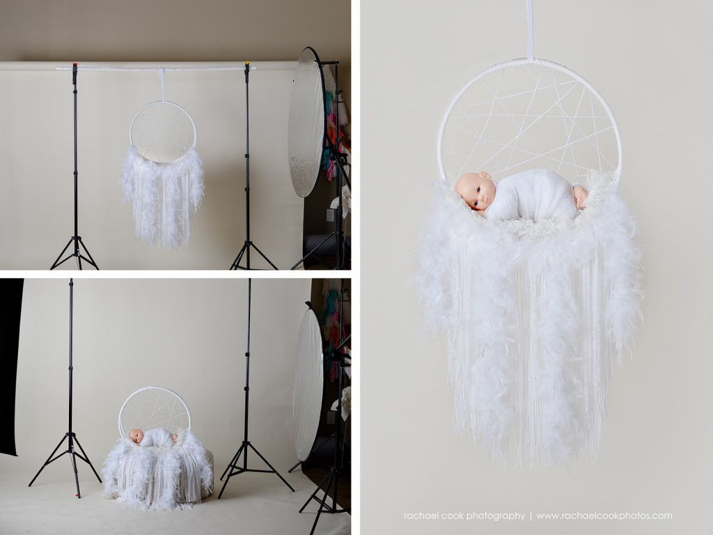 DIY Baby Photo Props
 DIY Newborn Dreamcatcher Prop