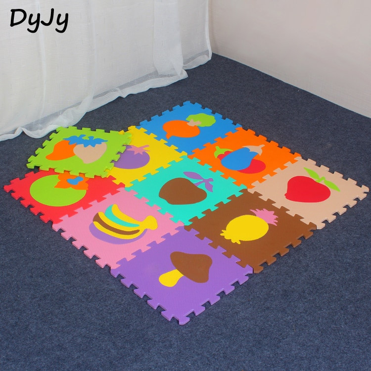 DIY Baby Play Mat
 30x30cm Kids DIY Fruit Puzzle Mat Baby Play Mat Sets