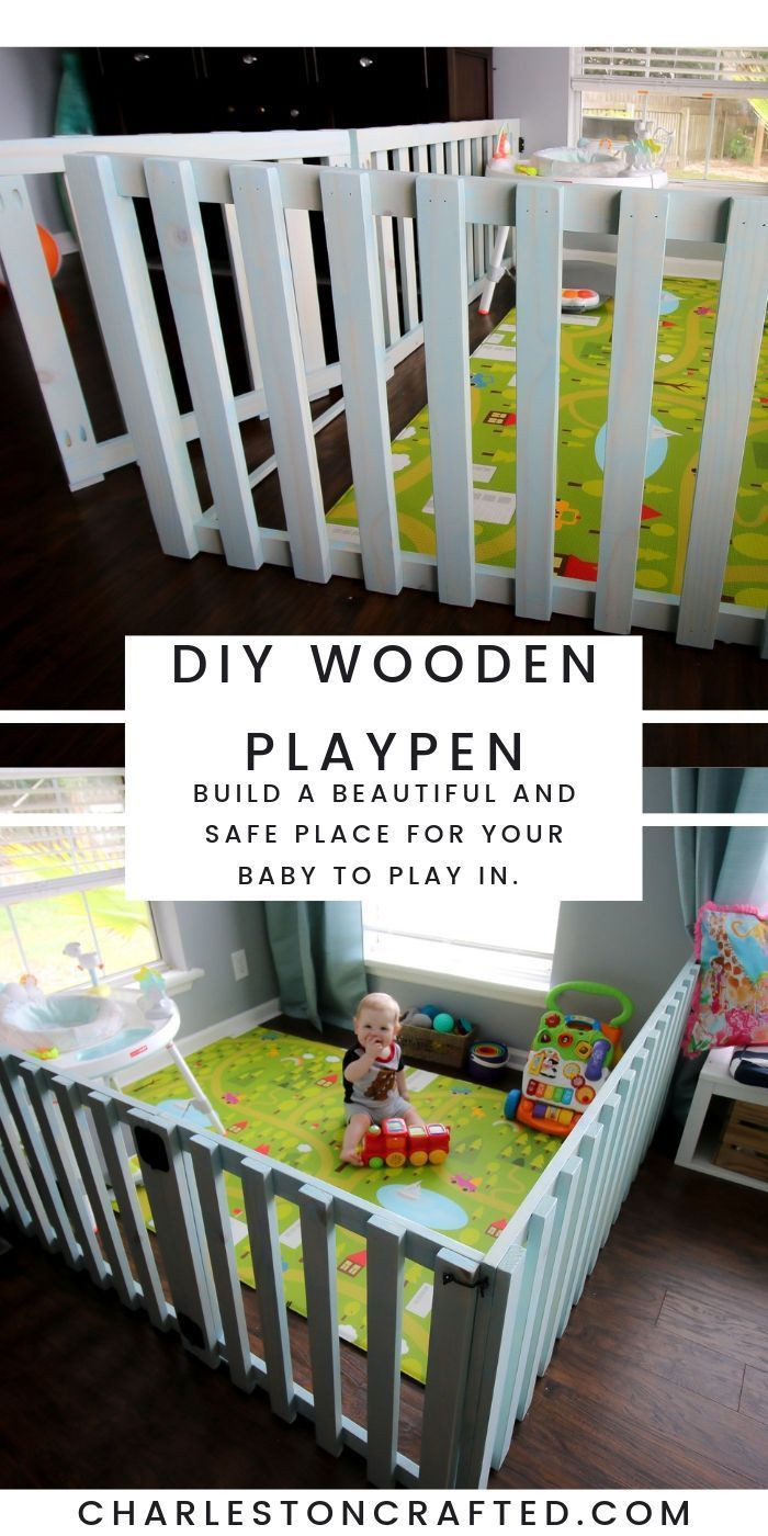 DIY Baby Play Yard
 DIY Wood Baby Playpen