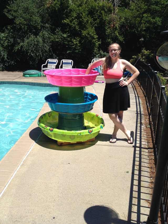 DIY Baby Pool
 My Baby Pool Drinking Tower