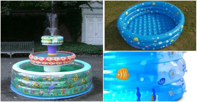 DIY Baby Pool
 DIY Make a Water Fountain With Baby Pools