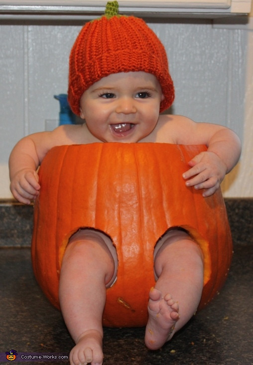 DIY Baby Pumpkin Costume
 Pumpkin Baby Costume Works
