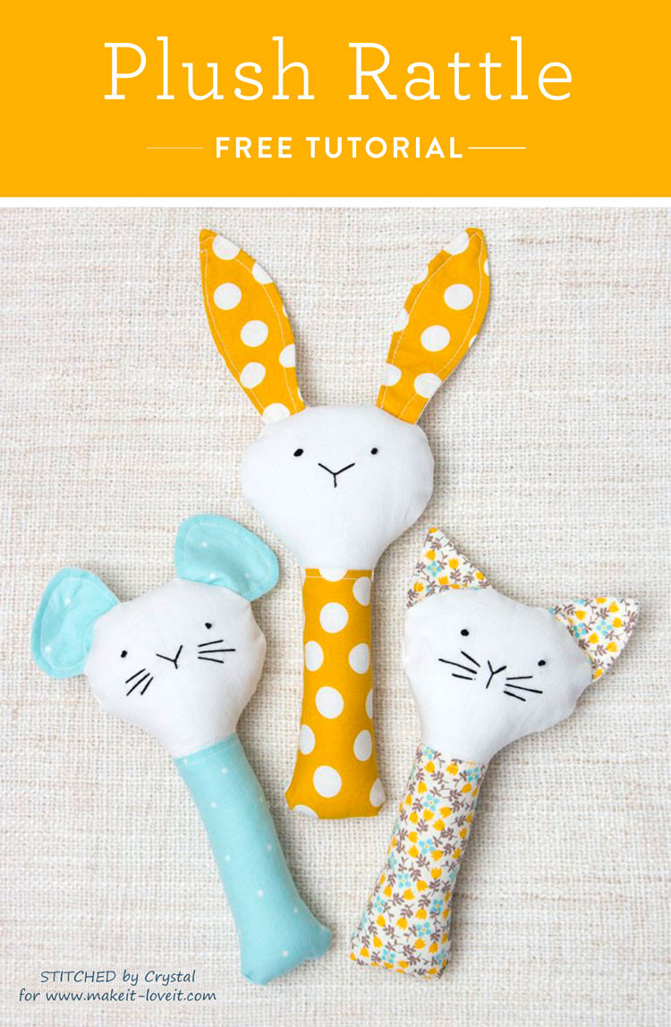 DIY Baby Rattle
 FREE DIY Sewing Gifts for a New Mom Suzy Quilts