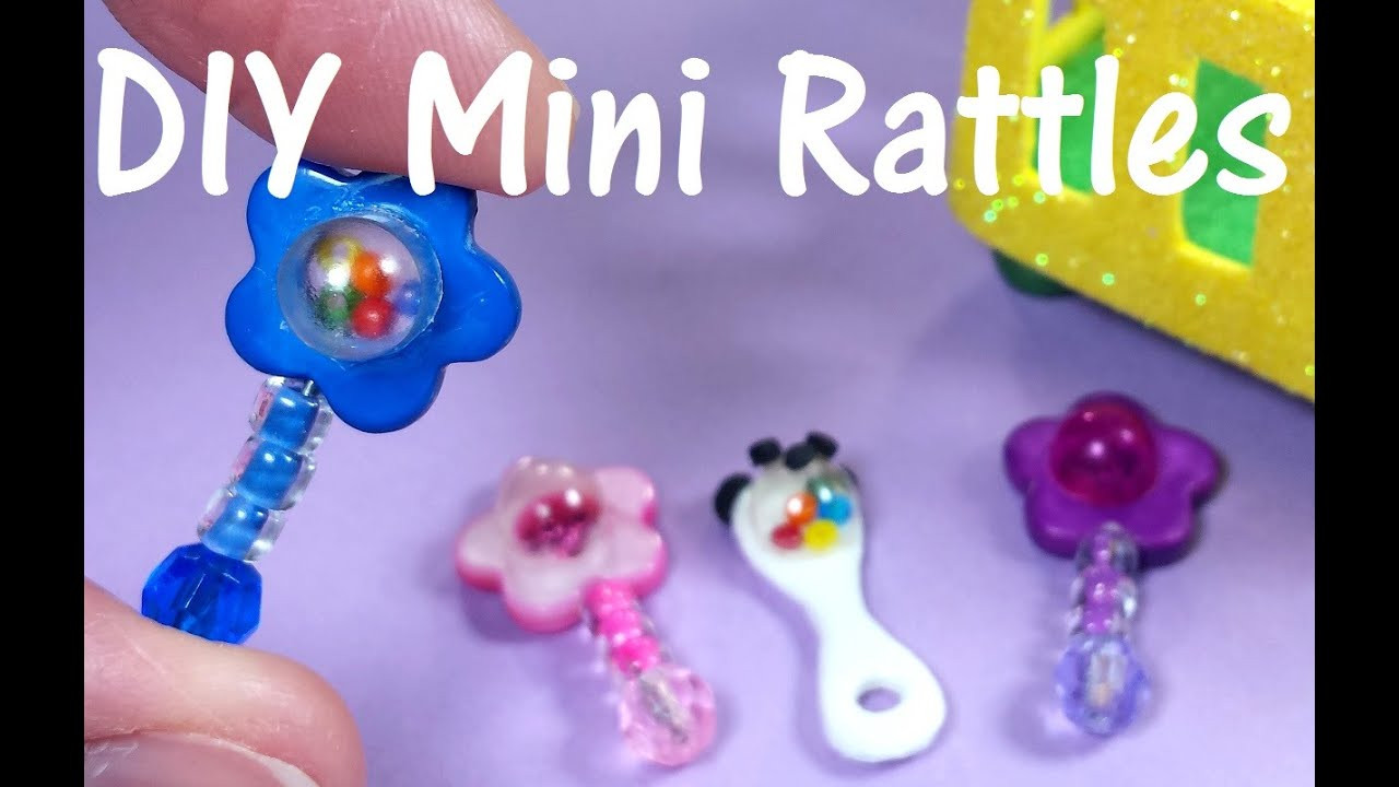 DIY Baby Rattle
 DIY Miniature Baby Doll Rattles