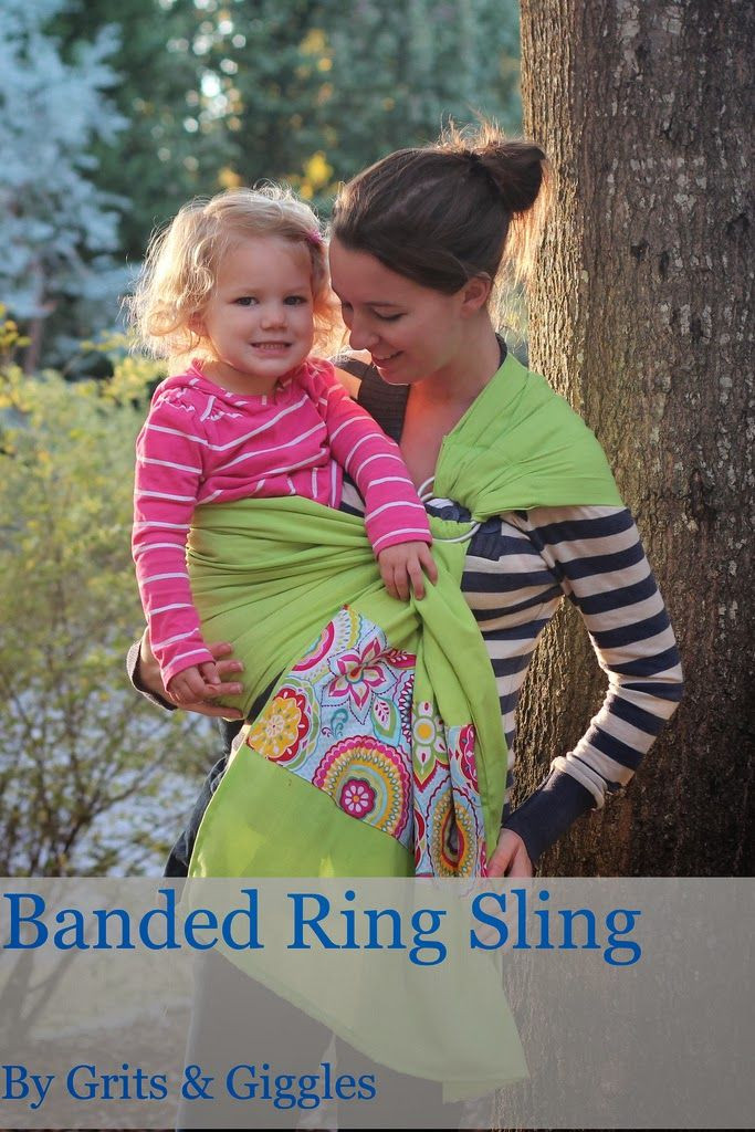DIY Baby Ring Sling
 DIY Ring Sling Tutorial with pretty accent band Could