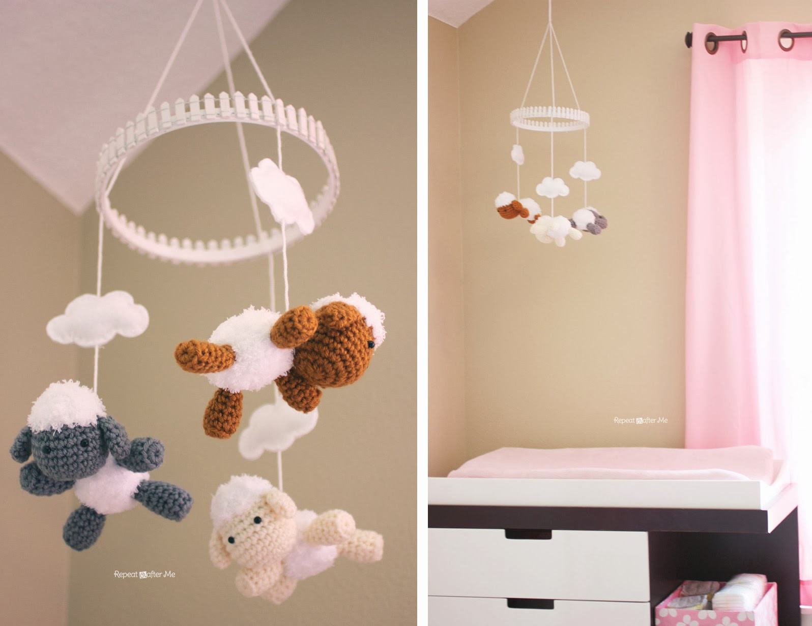 DIY Baby Room
 Baby Girl Nursery DIY decorating ideas Repeat Crafter Me