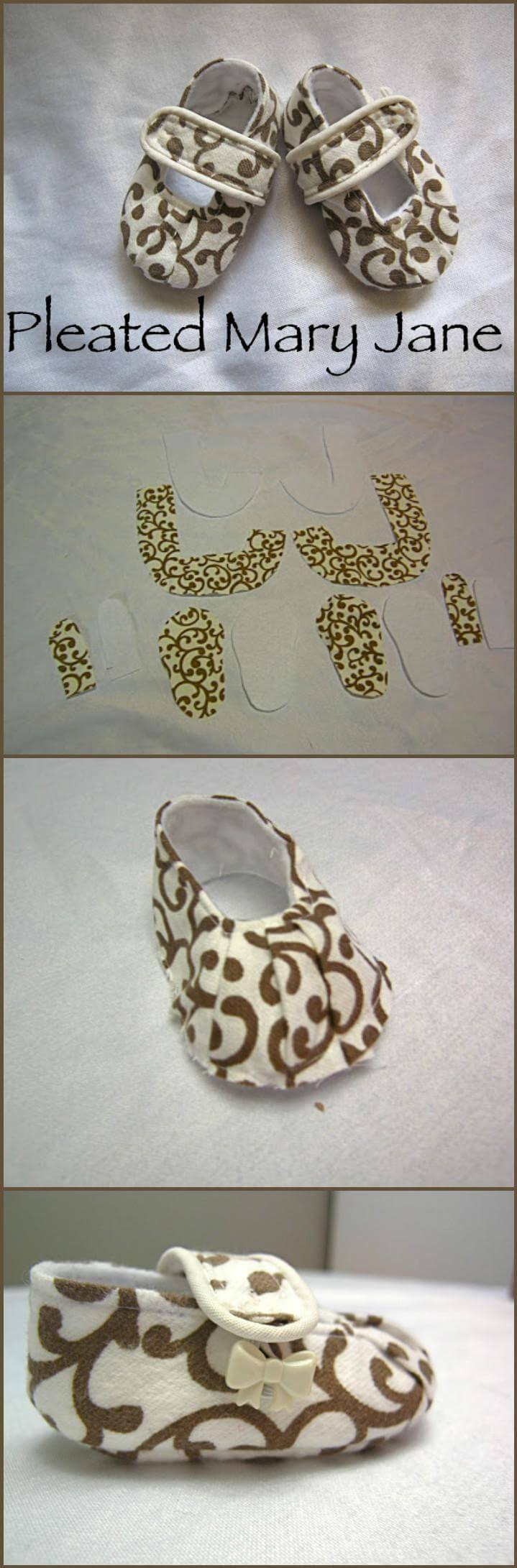 DIY Baby Shoe Pattern
 55 DIY Baby Shoes with Free Patterns and Tutorials ⋆ DIY