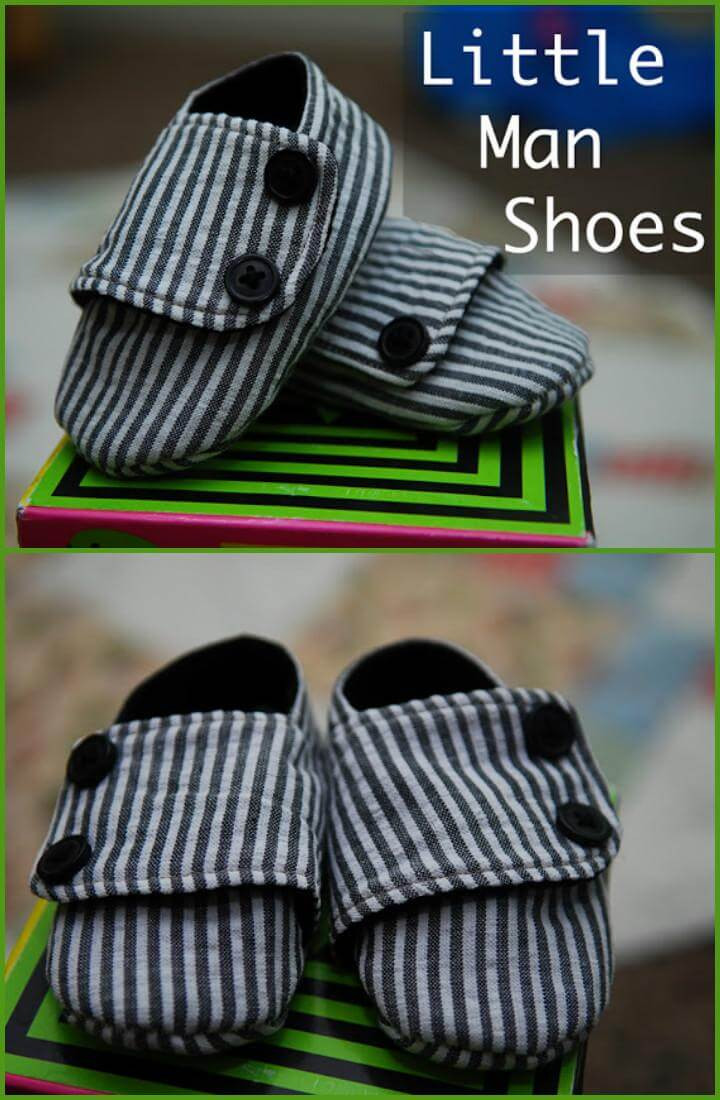 DIY Baby Shoe Pattern
 55 DIY Baby Shoes with Free Patterns and Tutorials ⋆ DIY