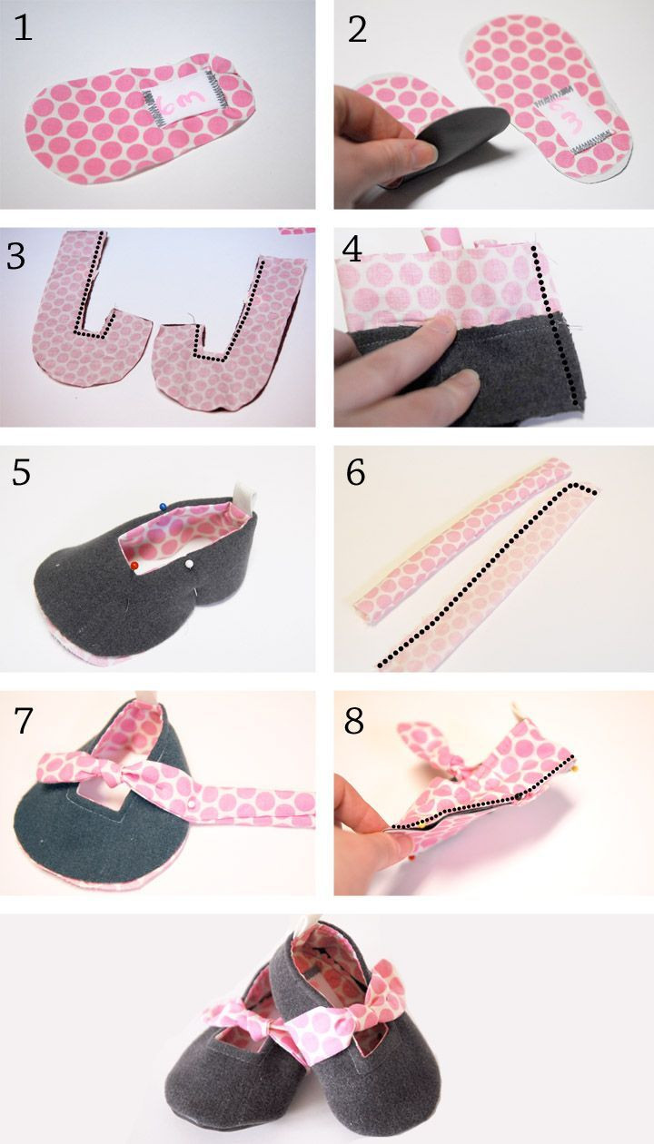 DIY Baby Shoes Pattern
 For Me Knot Shoes Free PDF Pattern