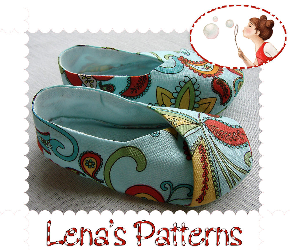 DIY Baby Shoes Pattern
 PDF Sewing Pattern Kimono Baby Shoes 6 Sizes DIY on Luulla