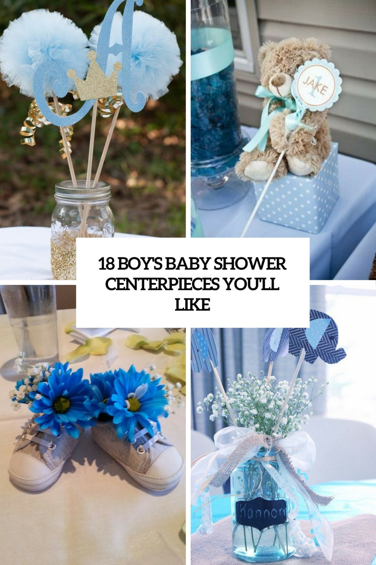 DIY Baby Shower Centerpieces Boy
 18 Boys’ Baby Shower Centerpieces You’ll Like Shelterness