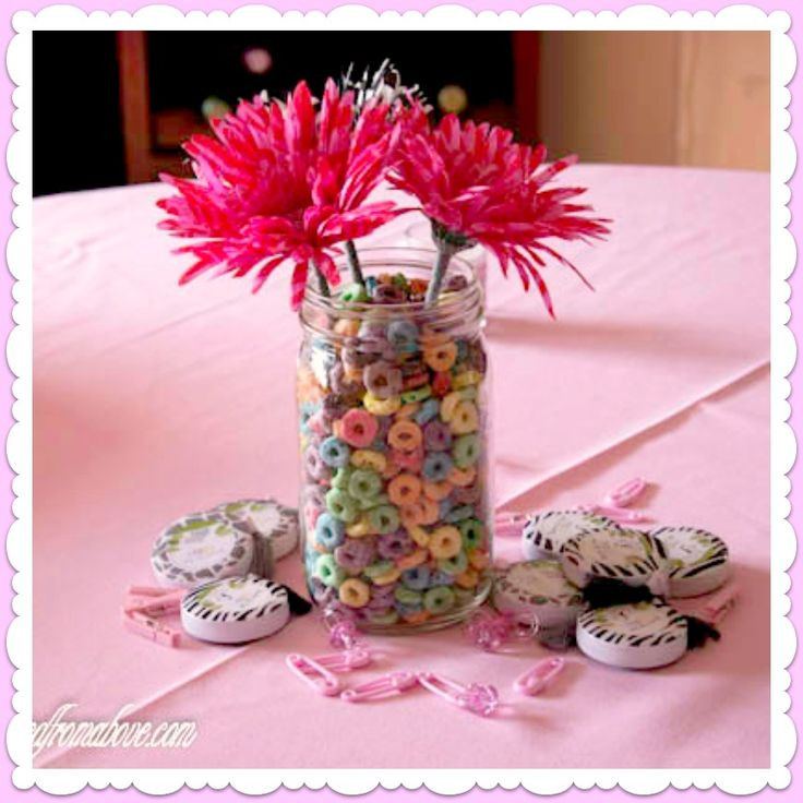 DIY Baby Shower Centerpieces For Girl
 17 Best images about CENTERPIECE on Pinterest