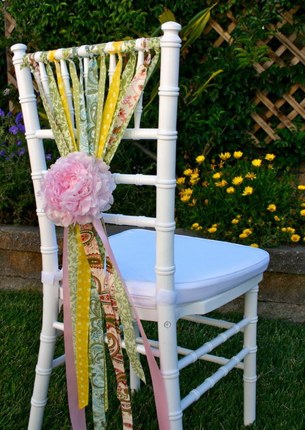 DIY Baby Shower Chair
 Cute & Cool Summer Baby Shower Decoration Ideas