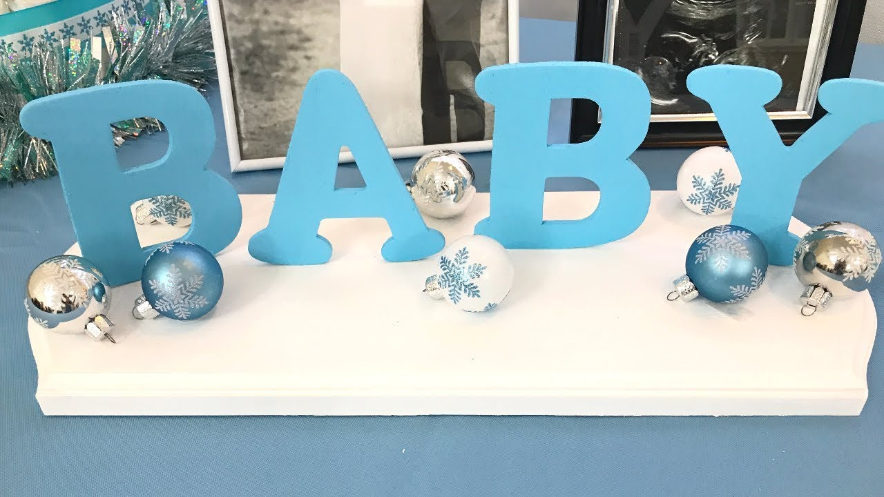 DIY Baby Shower Decorations For Boys
 Baby shower DIY decor BABY BOY