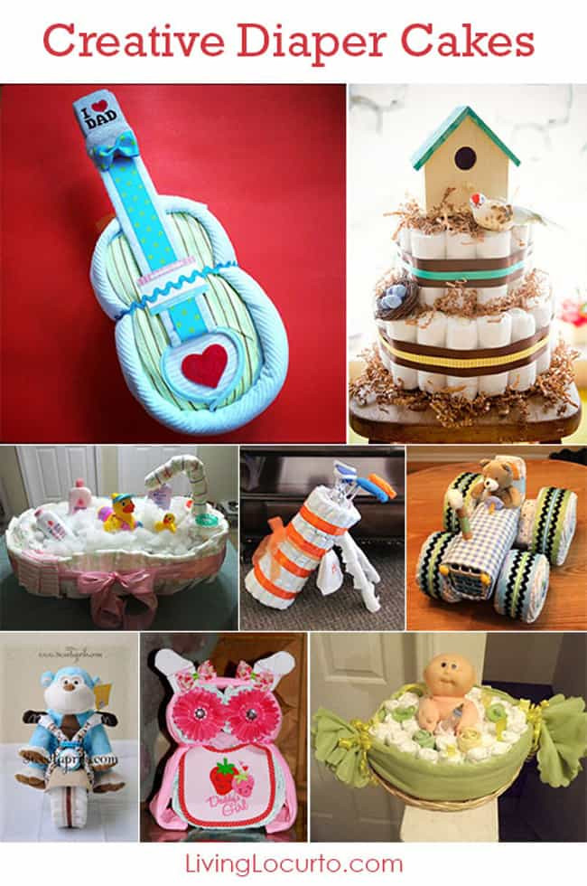 Diy Baby Shower Diaper Cake
 15 Creative Diaper Cakes
