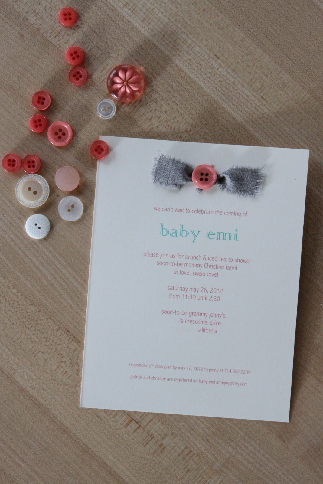 Diy Baby Shower Invitations
 by way of ney DIY baby shower invitation [cute as a button]