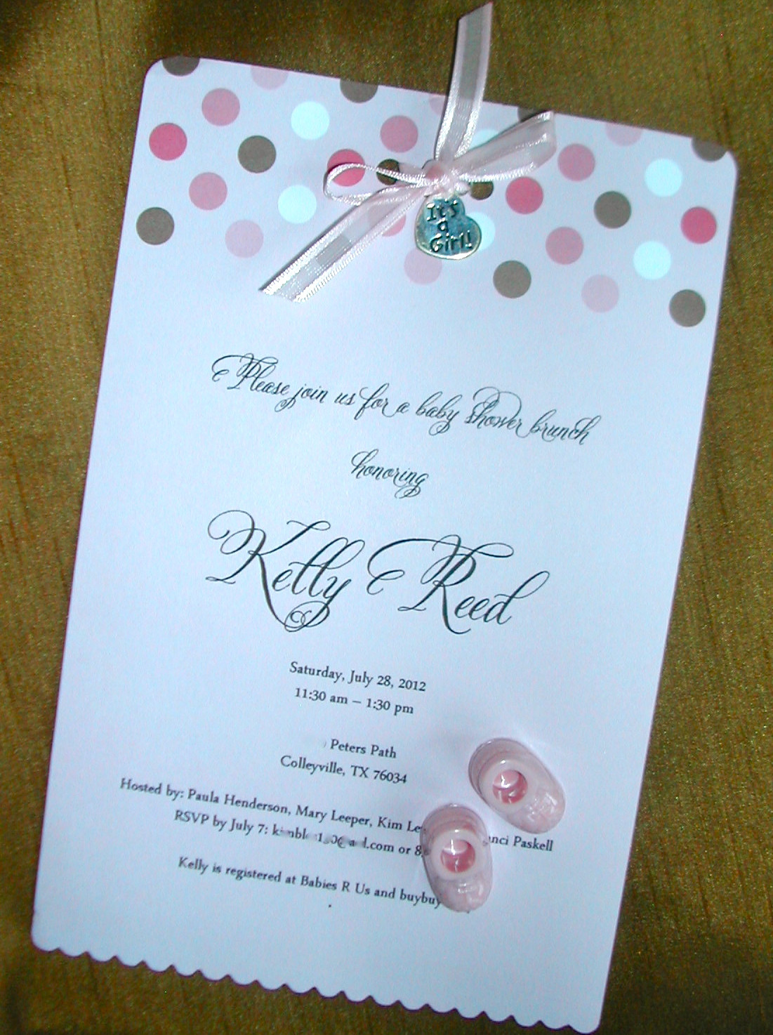 Diy Baby Shower Invitations
 DIY invitation