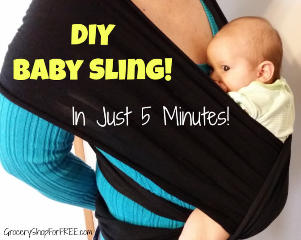 Diy Baby Slings
 DIY Baby Sling In 5 Minutes