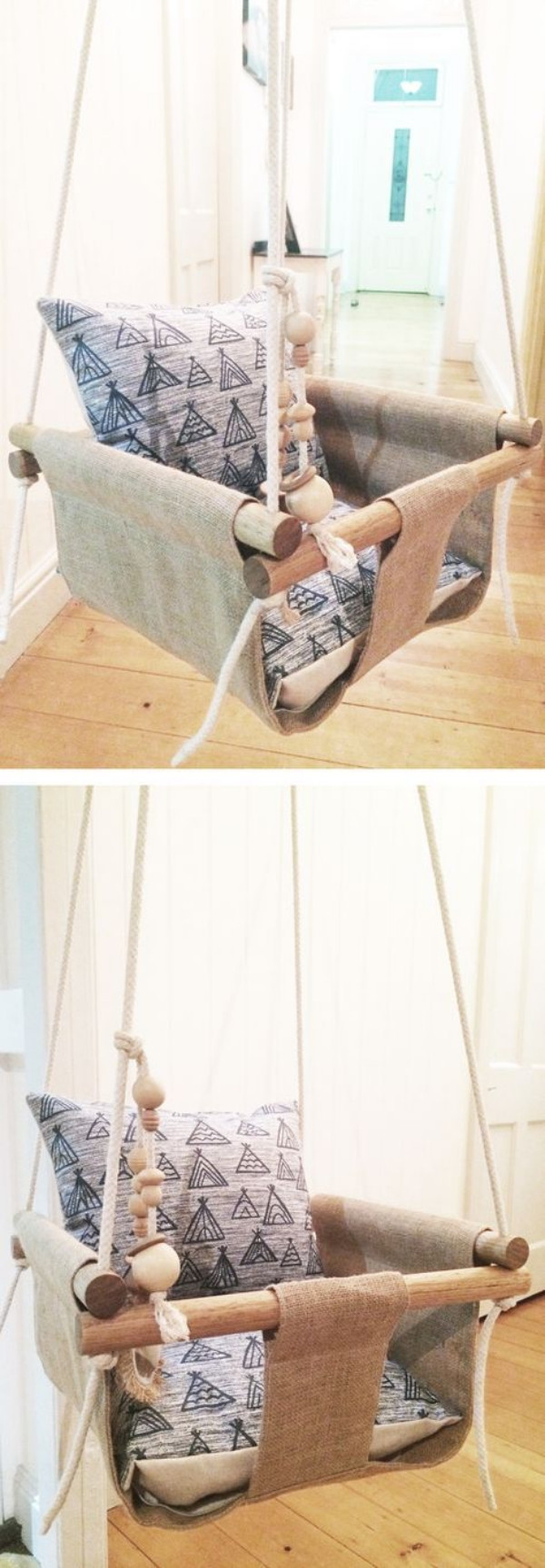 DIY Baby Swing
 30 Homemade DIY Swing Ideas Indoor Outdoor