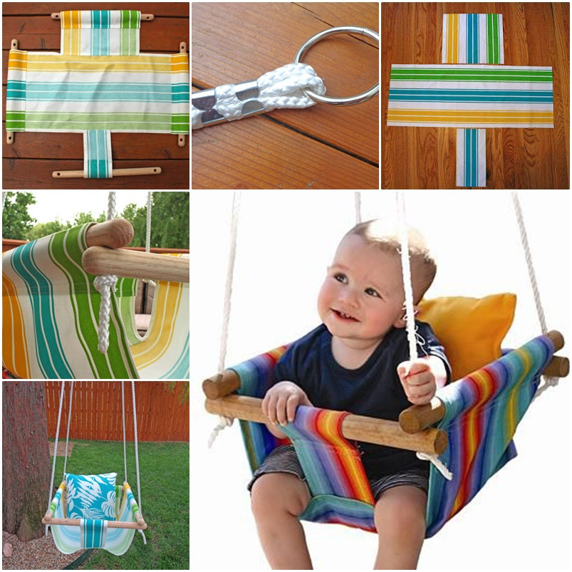 DIY Baby Swing
 Wonderful DIY Hammock Type Baby Swing
