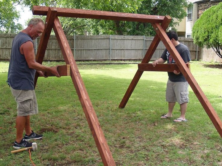 DIY Baby Swing Frame
 How To Build A Frame For A Baby Swing WoodWorking