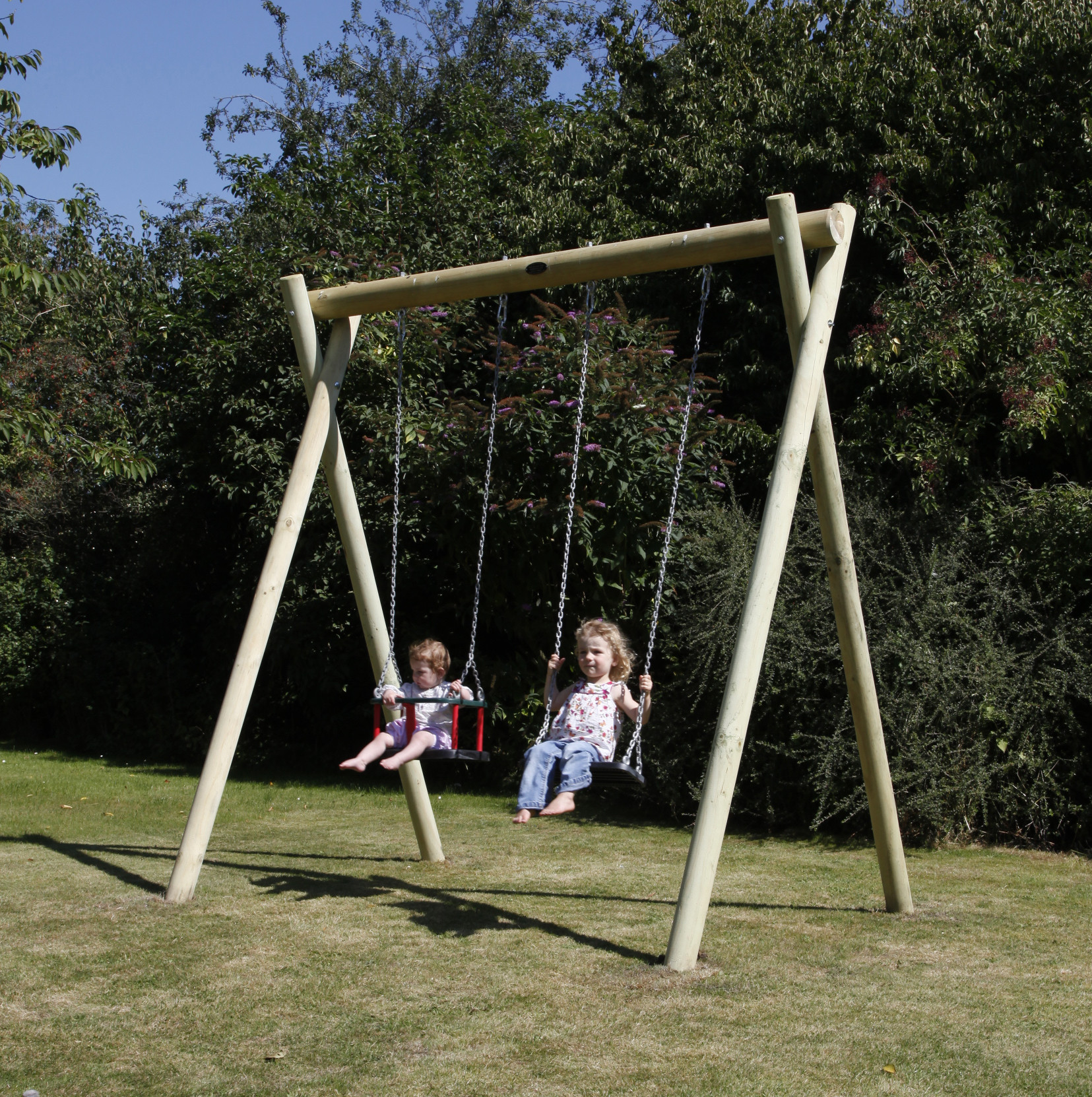 DIY Baby Swing Frame
 Wooden Garden Swing Installations