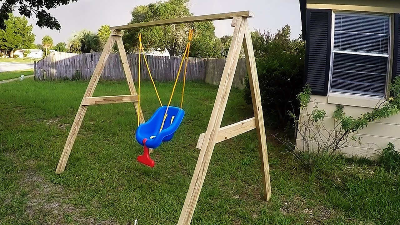 DIY Baby Swing Frame
 DIY Easy Cheap 2x4 Kids Swing Ideal For Ages 0 5