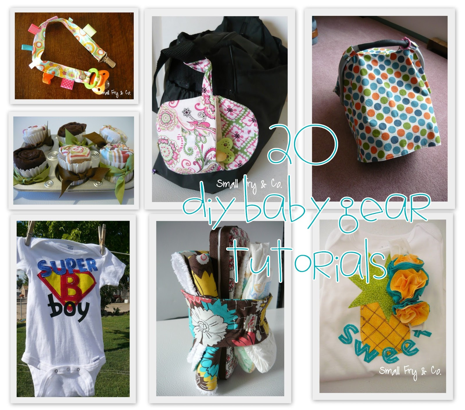 DIY Baby Things
 Small Fry & Co 20 Great DIY Baby Gifts