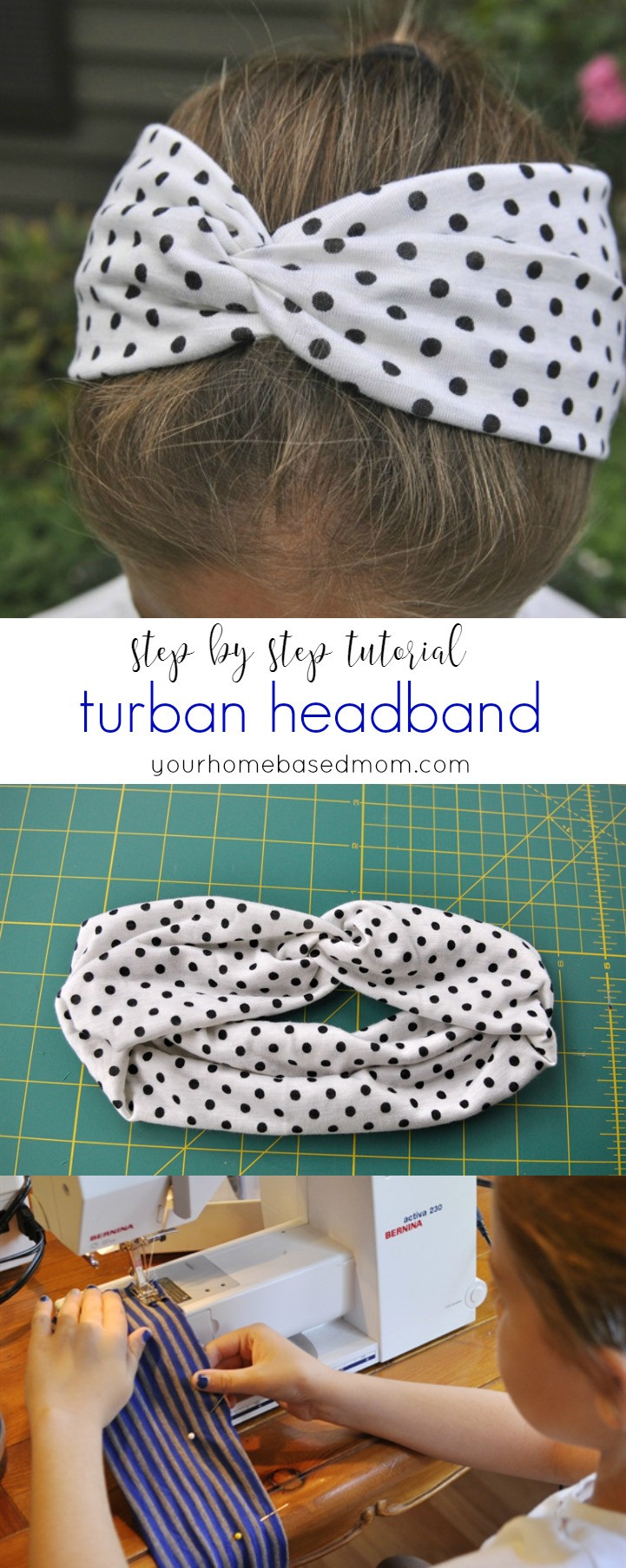 DIY Baby Turban Headband
 Turban Headband Tutorial and PrintableActivity Day Idea