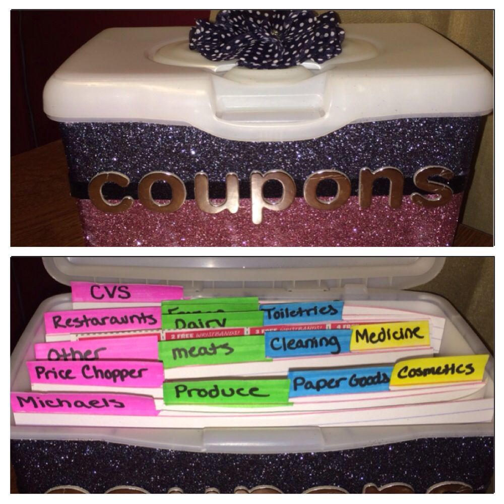 Diy Baby Wipes Container
 DIY Coupon organizer made out of baby wipe container
