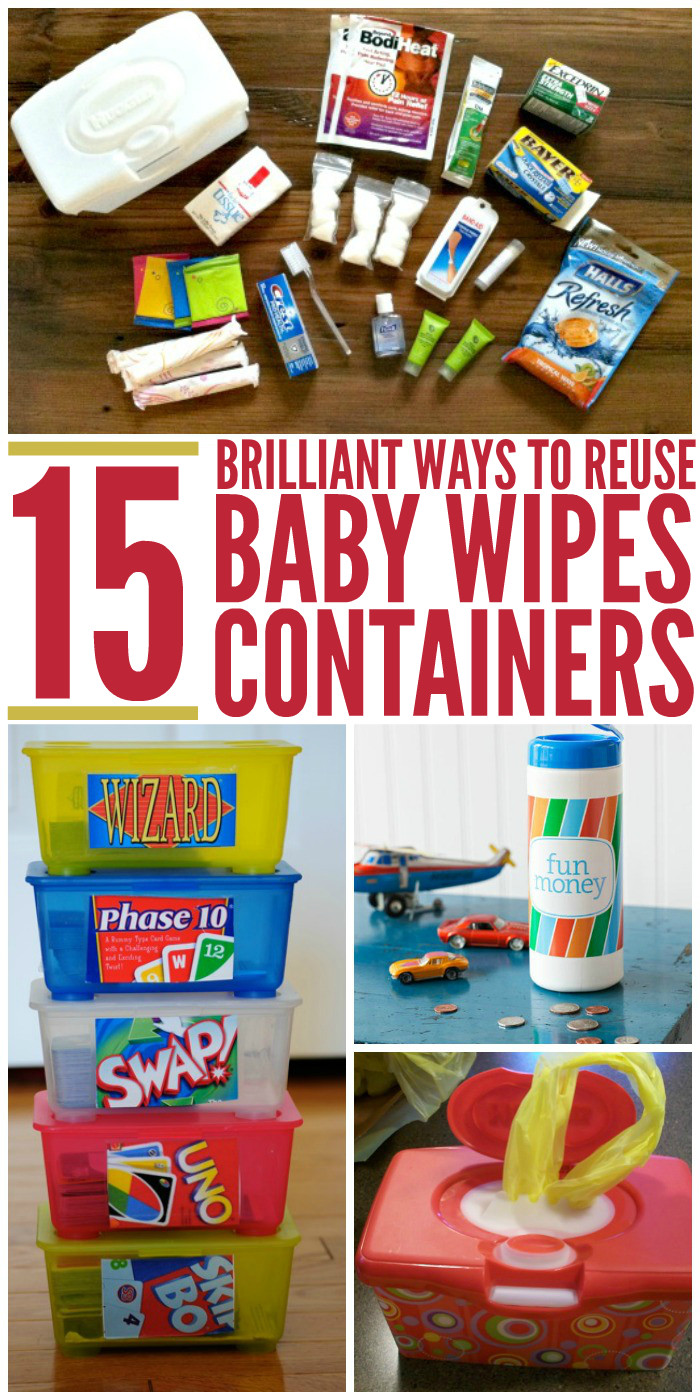 Diy Baby Wipes Container
 15 Brilliant Ways to Reuse Baby Wipes Containers