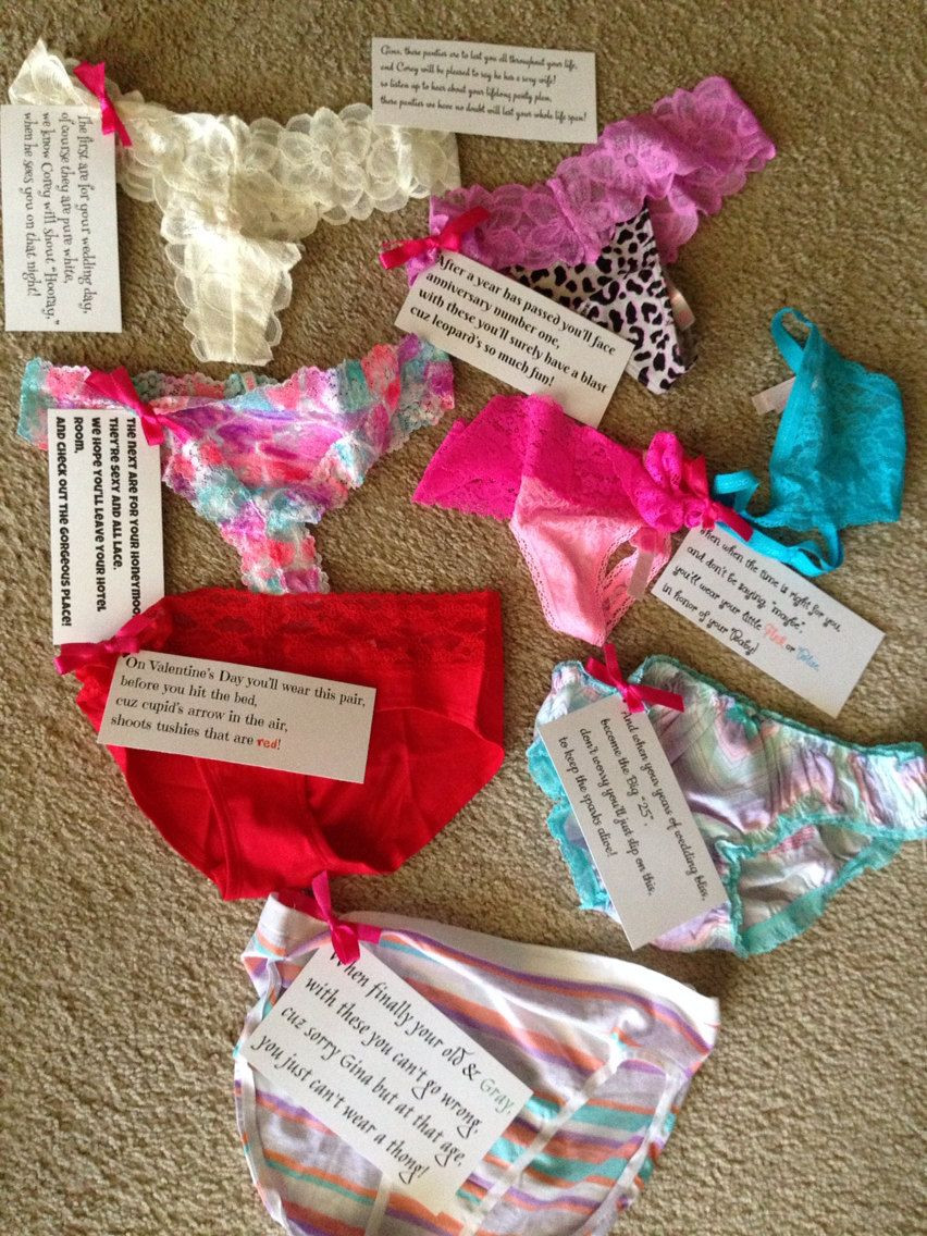 DIY Bachelorette Gift For Bride
 Bachelorette Gift Panty Poem by DesirableEventsByDes on
