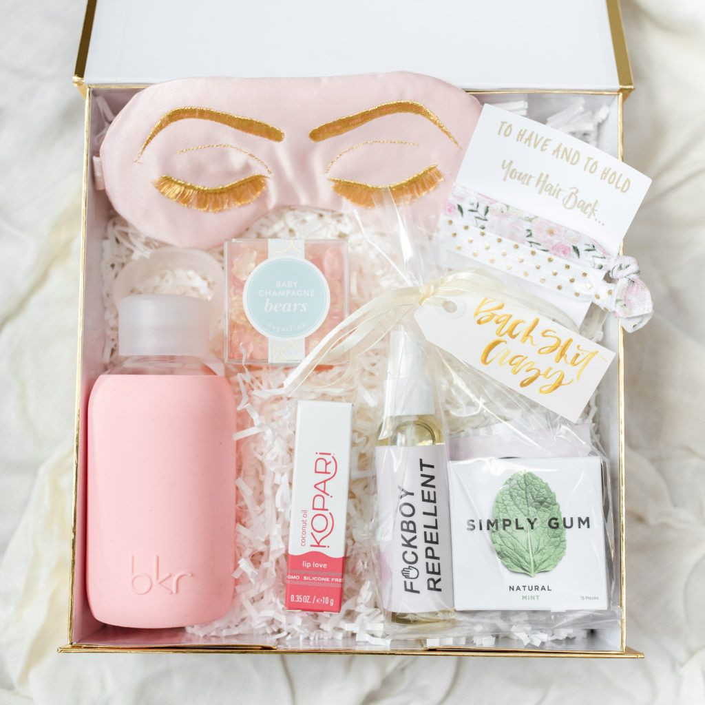 DIY Bachelorette Gift For Bride
 Bachelorette Party Wel e Gift Essentials With images