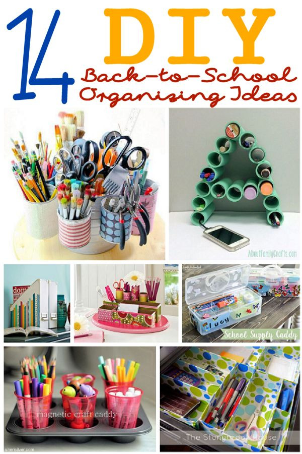 DIY Back To School Organization
 14 DIY Back to School Organizing Ideas – Lesson Plans