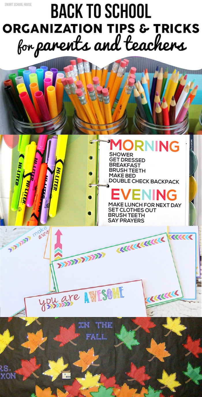 DIY Back To School Organization
 Back to School Organization