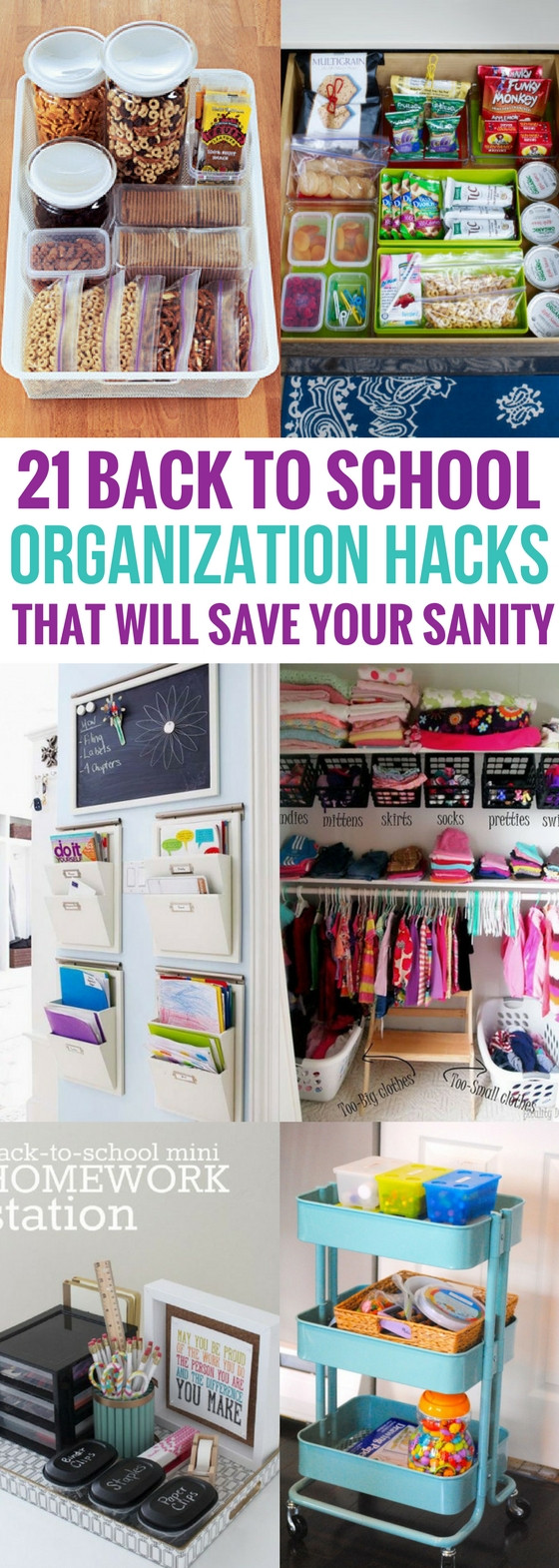 DIY Back To School Organization
 21 Back To School Organization Hacks That Will Save Your