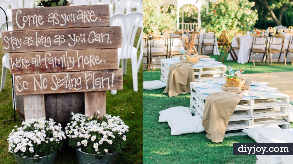 DIY Backyard Wedding Ideas
 DIY Outdoor Wedding Decor Ideas 41 Decorations For Weddings