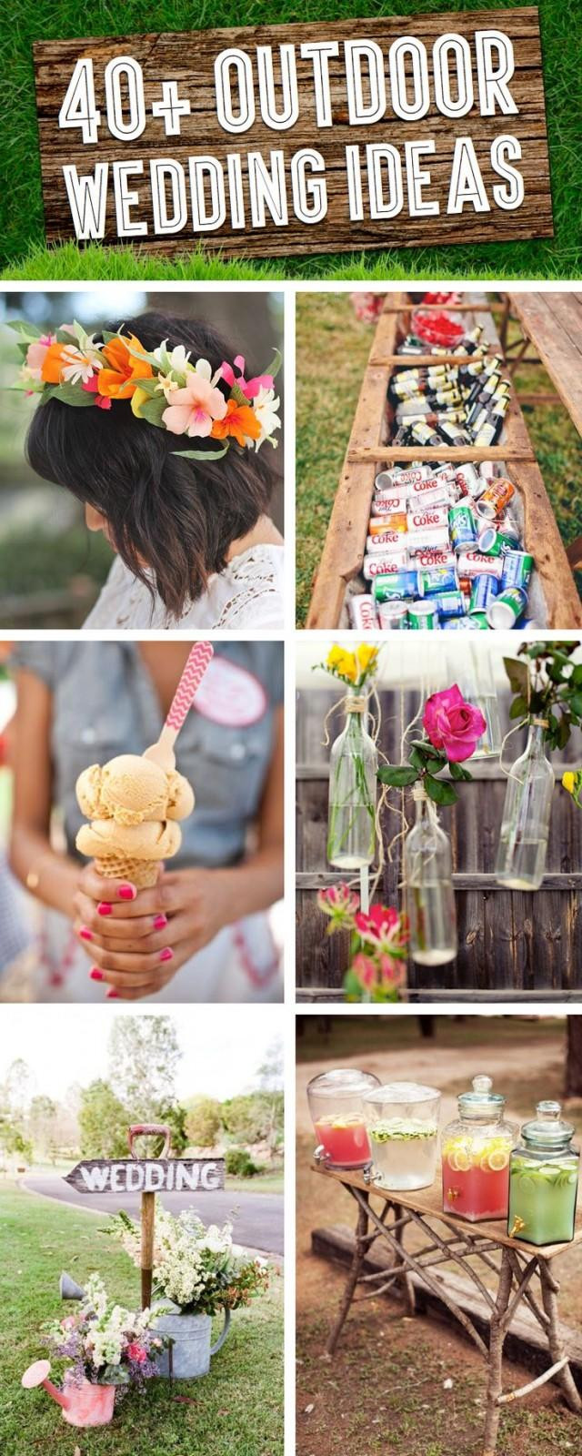 DIY Backyard Wedding Ideas
 40 Breathtaking DIY Vintage Ideas For An Outdoor Wedding