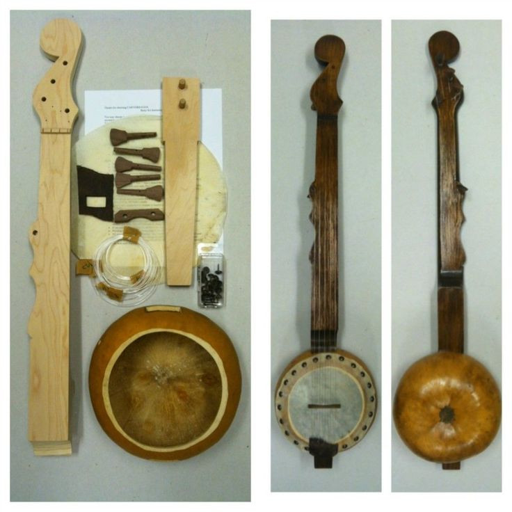 DIY Banjo Kit
 Gourd banjo kit from Carver Banjos This is happening