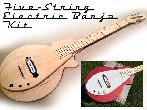 DIY Banjo Kit
 Build Your Own 5 String Electric Banjo Kit C B Gitty