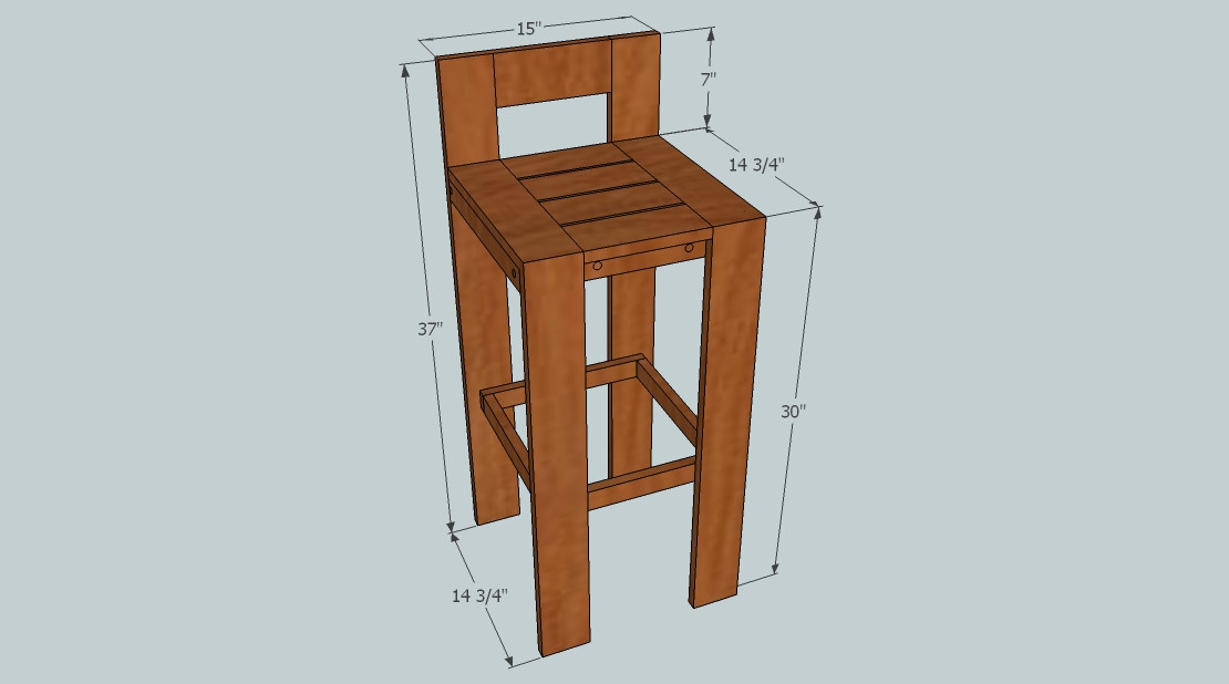 DIY Bar Stools Plans
 Project Bar stool