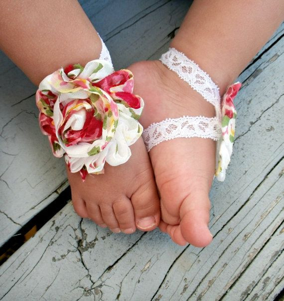 Diy Barefoot Sandals Baby
 Baby Barefoot Sandals by LovelyLiliesBoutique $6 50